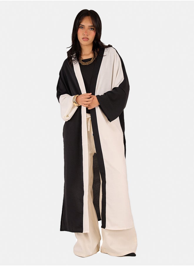 Clue Dual-Tone Tencel Kimono  - Image 1