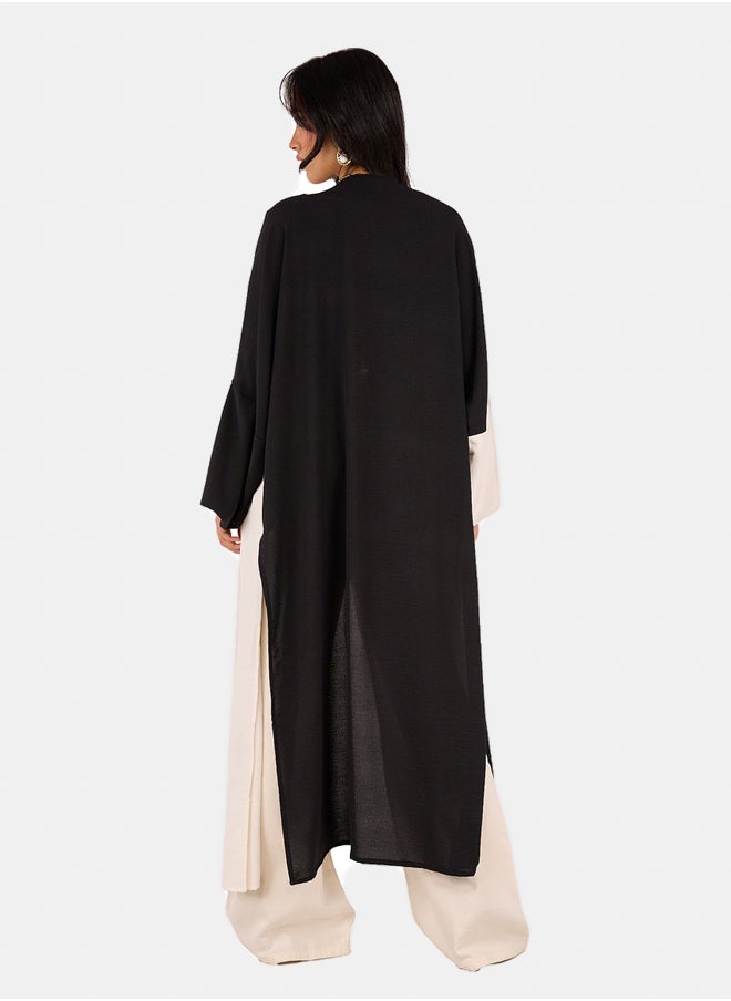 Clue Dual-Tone Tencel Kimono  - Image 3