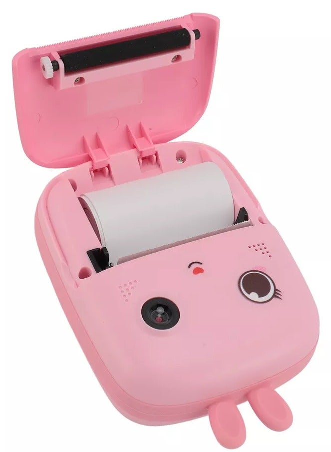 2.4 Inch Kids Instant Print Camera Thermal Printing Toy Camera with Fun Filters, Rechargeable Battery & Paper Roll for Creative Photography  - Image 4