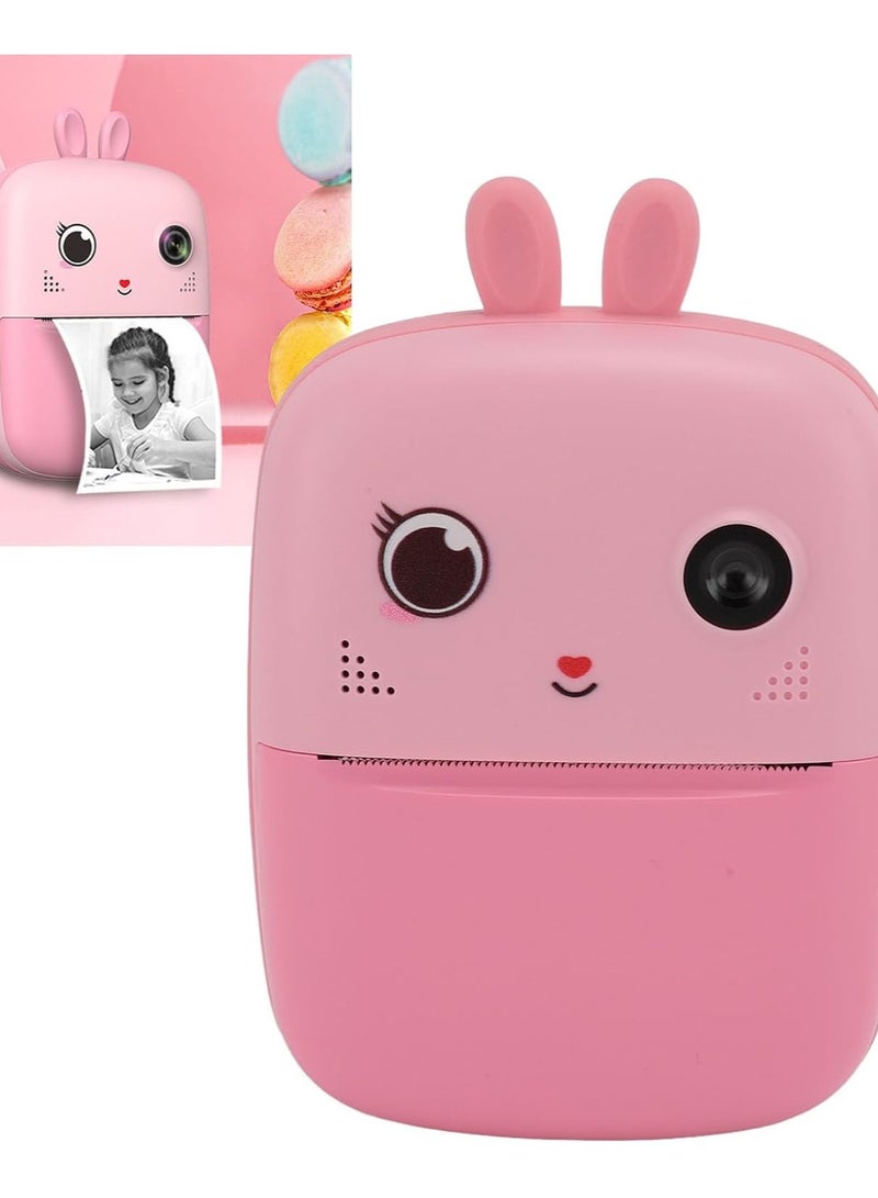 2.4 Inch Kids Instant Print Camera Thermal Printing Toy Camera with Fun Filters, Rechargeable Battery & Paper Roll for Creative Photography  - Image 5