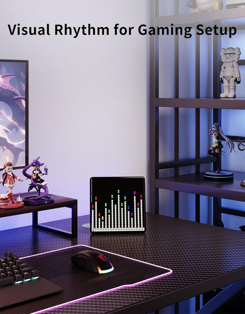 Divoom Pixoo-Max Pixel Display, APP Cellphone Control Display with 32 X 32 Programmable LED Screen for Home Decoration, Business Advertisement - Image 5