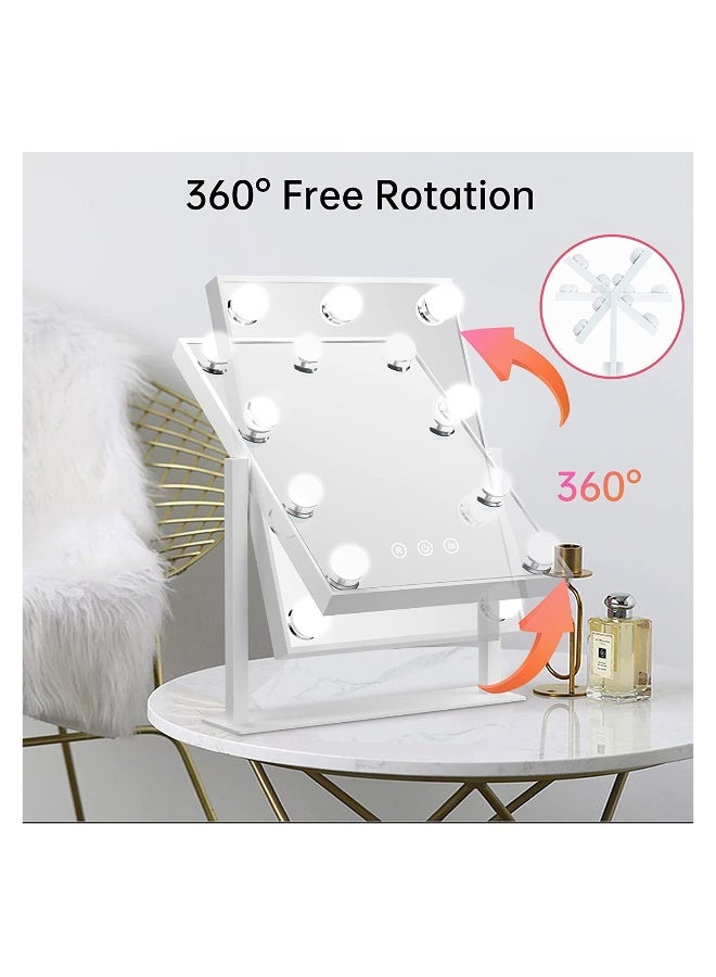 Generic Hollywood Vanity Mirror with Dimmable LED Bulbs 3 Color Modes and Touch Control  - Image 5
