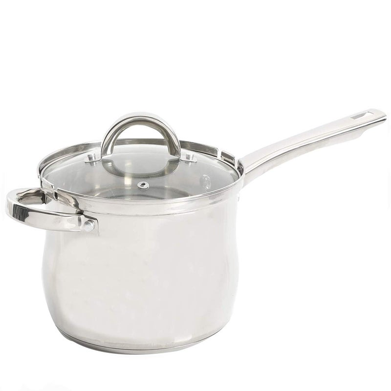 Oster 91537.03 Sangerfield 3.65-Quart Stainless Steel 3-Piece Deep Fryer Cookware Set â€“ Durable Kitchen Frying Pots - Image 1