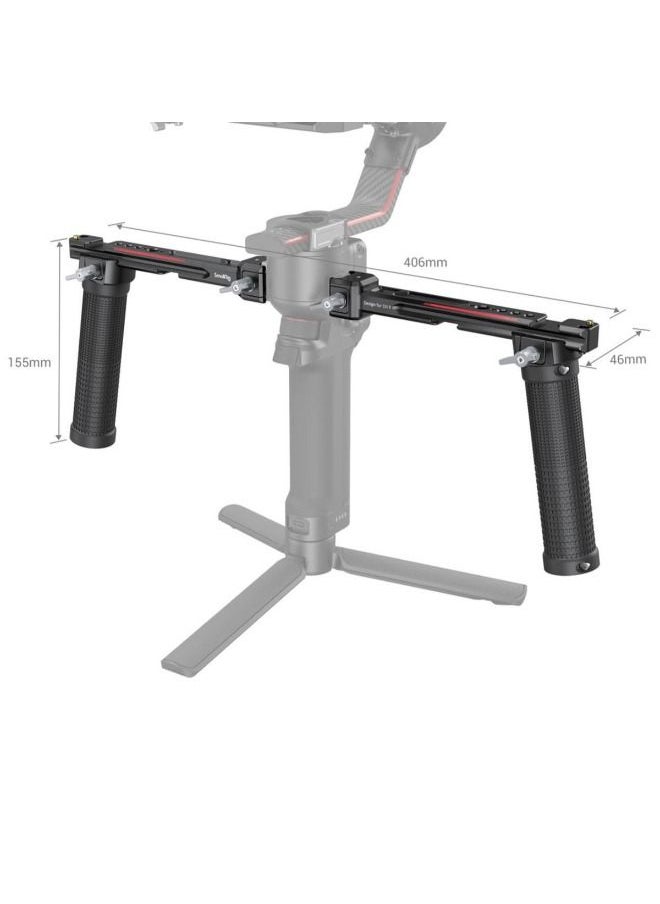 مقبض يد مزدوج SmallRig لـ DJI RS 2 / RSC 2 / RS 3 / RS 3 Pro 3027