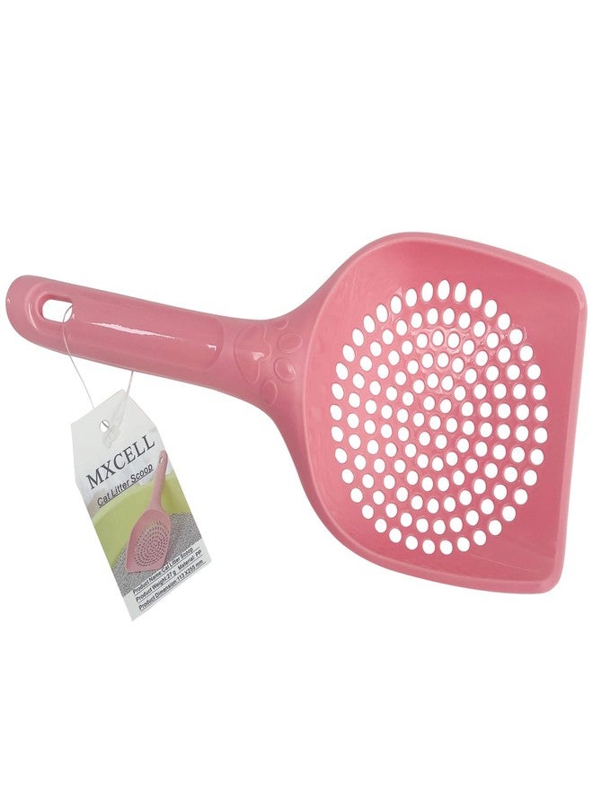 MXCELL Small Plastic Litter Scoop for Cats, Durable Deep Shovel and Long Handle for Sifting Kitty Litter(6 Pack Random Colors) - Image 5