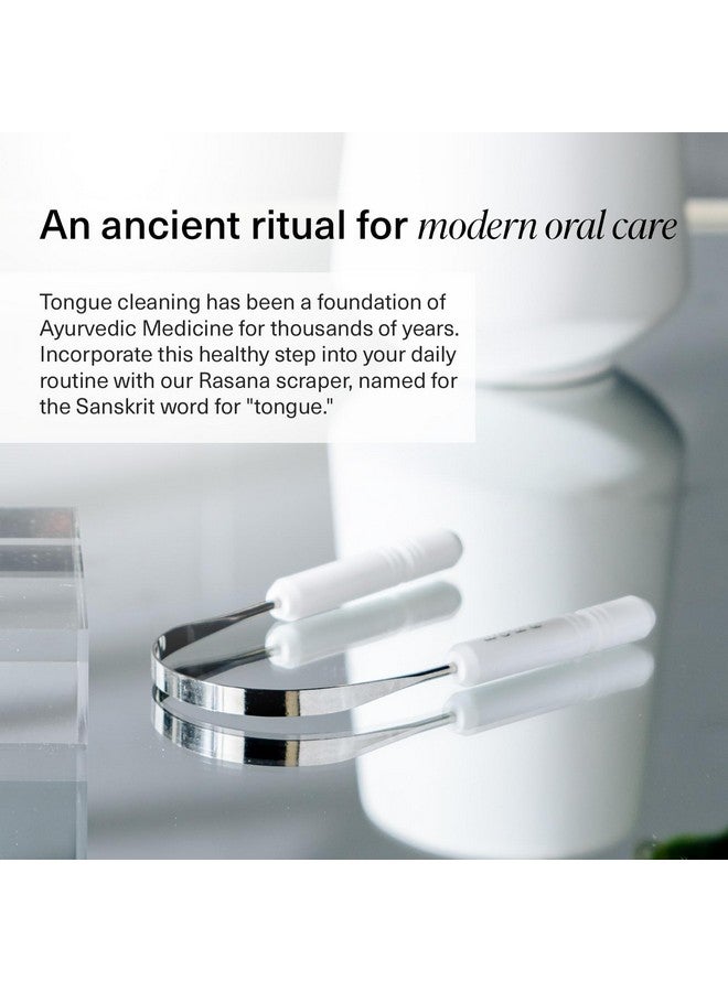 Boka Tongue Scraper for Adults & Kids with Case - Stainless Steel Tongue Cleaner w/Linen Travel Pouch - Stocking stuffers, Scrubber to Remove Tongue Buildup and Freshen Breath (Pack of 1) - Image 3