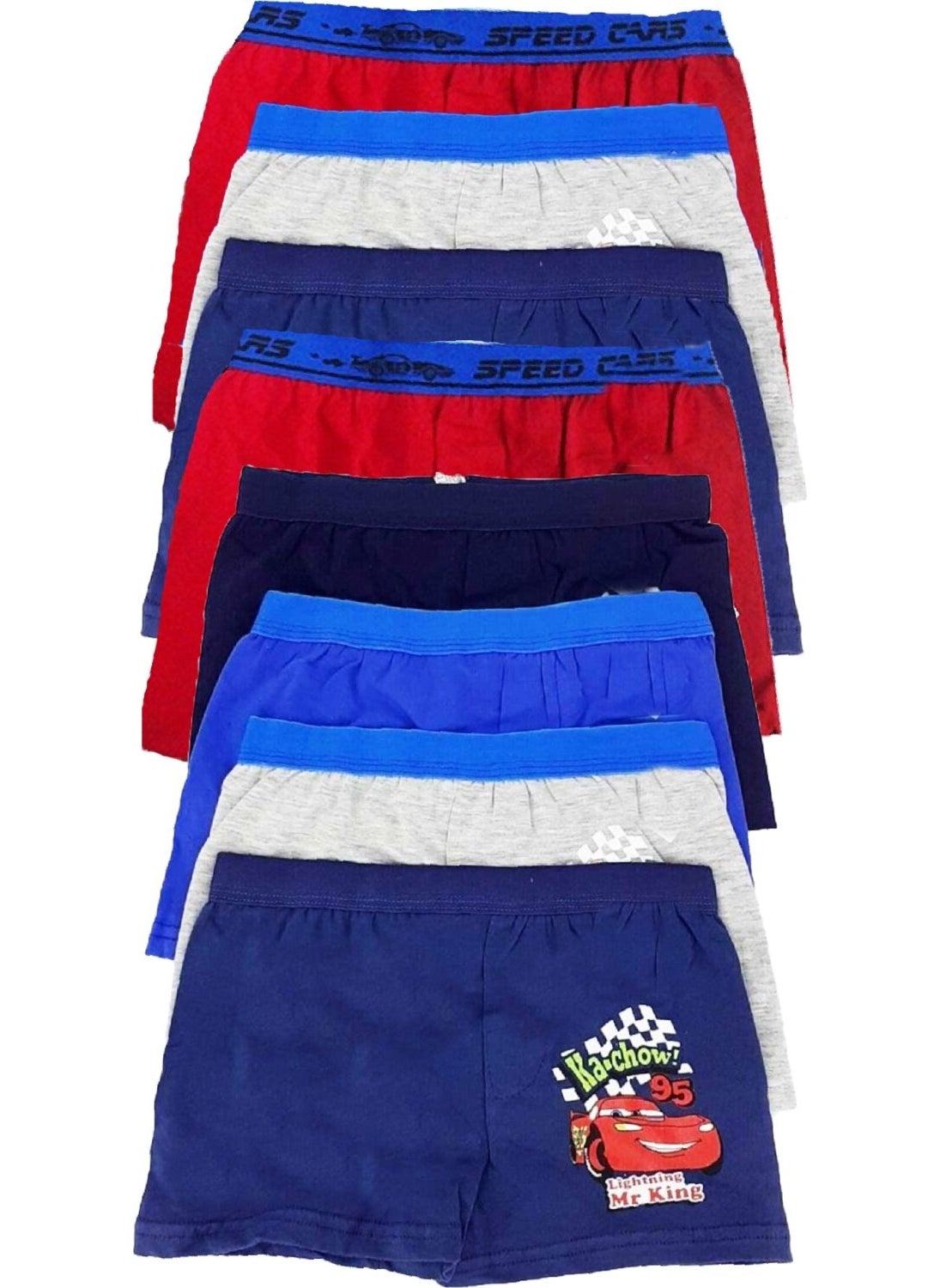 Hepsine Rakip - Rival to All 10LU Boys' Boxer Cotton Colorful Soft Comfortable Long Johns Kz - Image 1