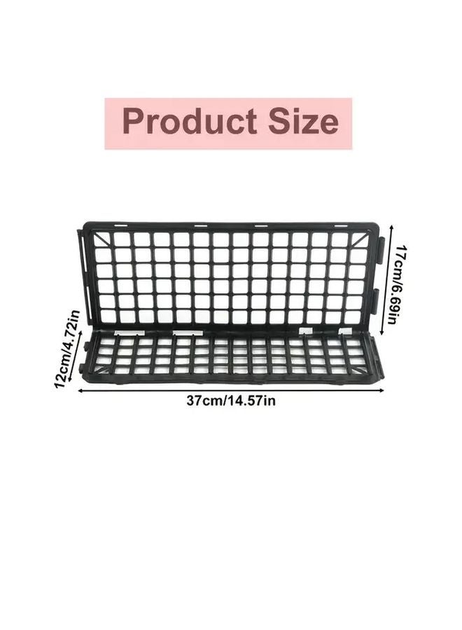 6Pcs Black Adjustable Pet Barrier Fence Heavy Duty Furniture Safety Guard Rail - Image 3