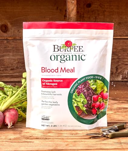 Burpee Organic Blood Meal Fertilizer | Add to Potting Soil | Excellent Natural Source of Nitrogen | for Tomatoes, Spinach, Broccoli, Leafy Greens | 3 lb, 1-Pack - Image 5
