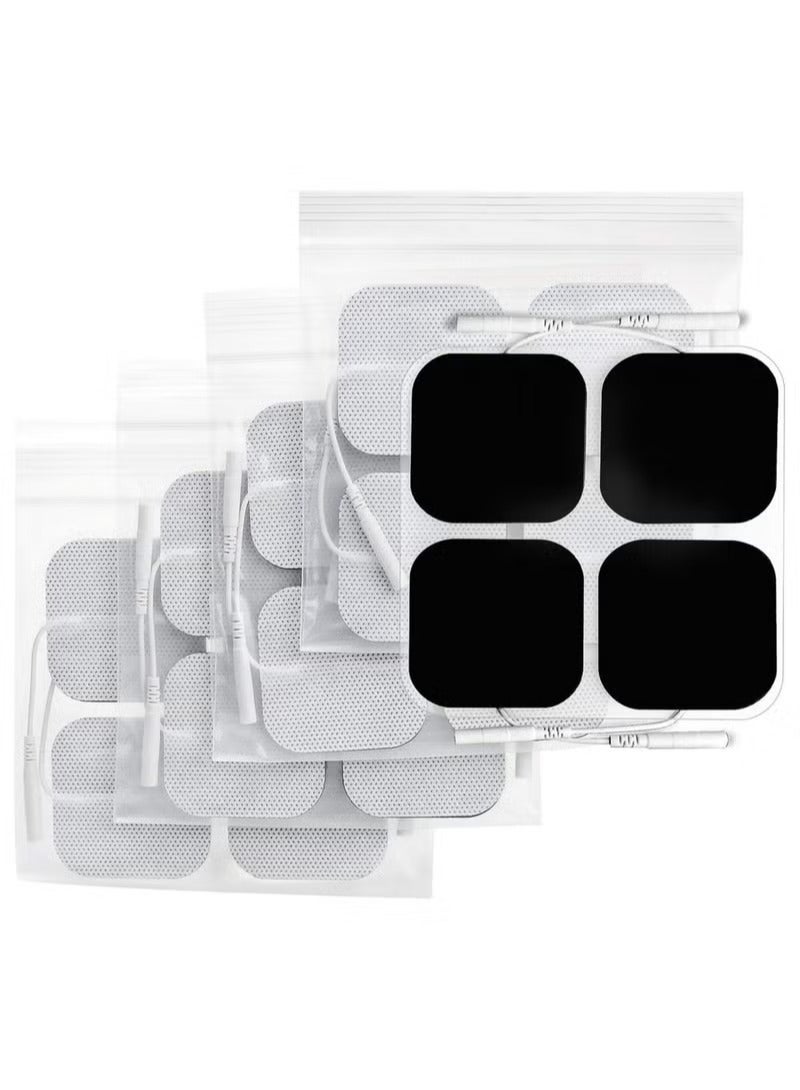 20 قطعة من وسادات وحدة TENS/EMS بديلة للاقتران اللاصق الكهربائية