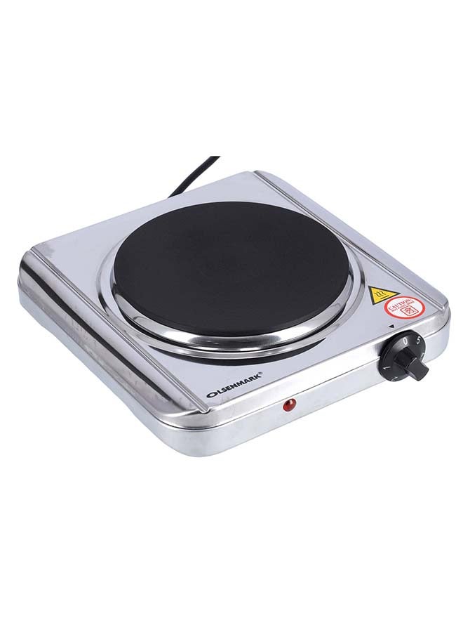 أولسنمارك لوح تسخين كهربائي 1500 W OMHP2395 ستانلس ستيل، مطاط أسود - Image 4