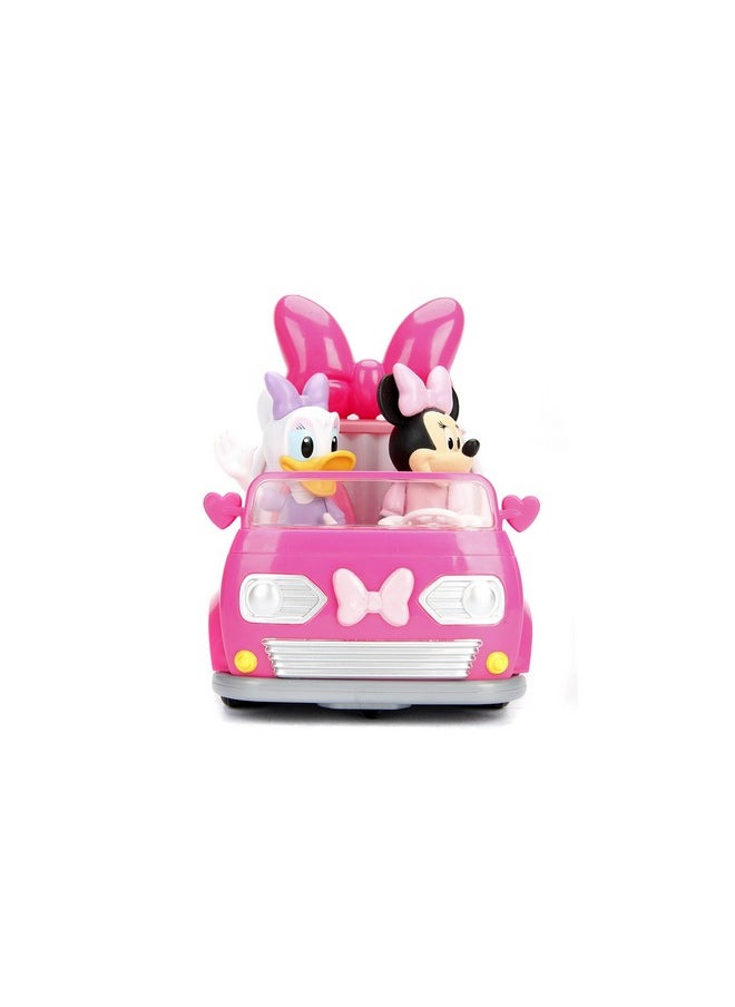 JADA Jada Toys Disney Junior Minnie Mouse Happy Helper Van RC, Pink/White  - Image 4