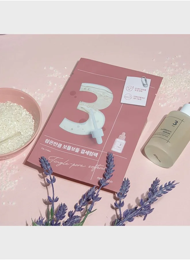 نمبر زين No.3 Tingle-Pore Softening Sheet Mask