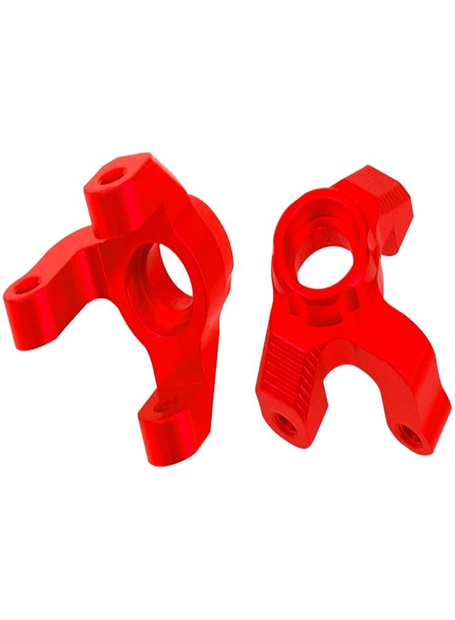 Vgoohobby Auminum Alloy Steering Knuckle C-Hubs Bellcranks Set Compatible with Losi 1/18 Mini-T 2.0 2WD Stadium RC Truck Hop-Up Parts (Red) - Image 4