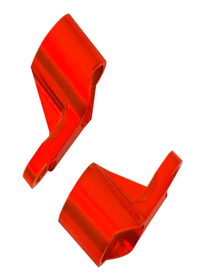 Vgoohobby Auminum Alloy Steering Knuckle C-Hubs Bellcranks Set Compatible with Losi 1/18 Mini-T 2.0 2WD Stadium RC Truck Hop-Up Parts (Red) - Image 2