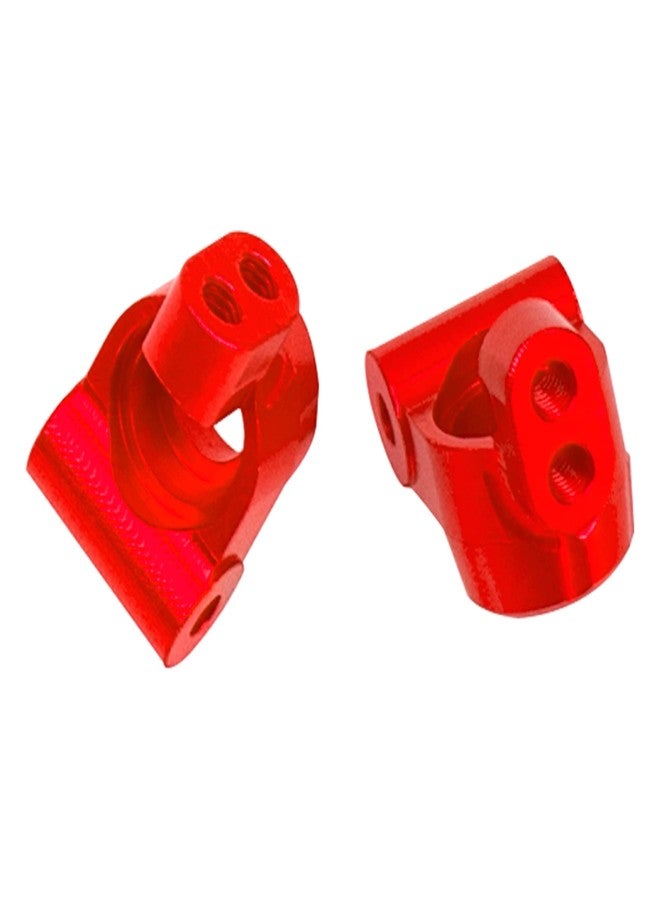 Vgoohobby Auminum Alloy Steering Knuckle C-Hubs Bellcranks Set Compatible with Losi 1/18 Mini-T 2.0 2WD Stadium RC Truck Hop-Up Parts (Red) - Image 5