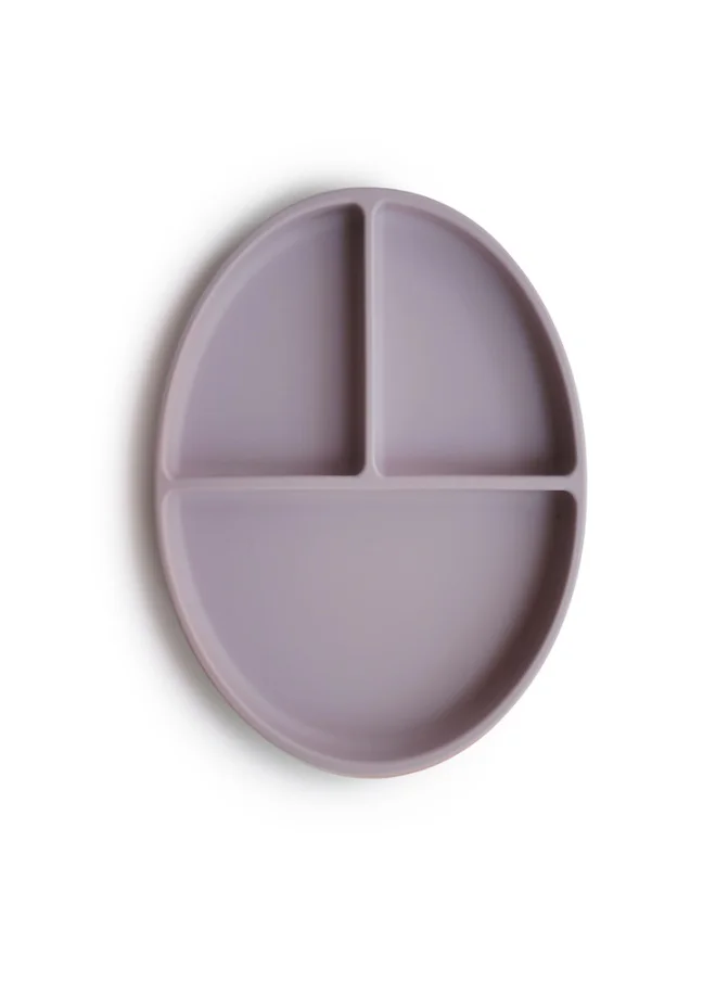 mushie Silicone Plate Soft Lilac