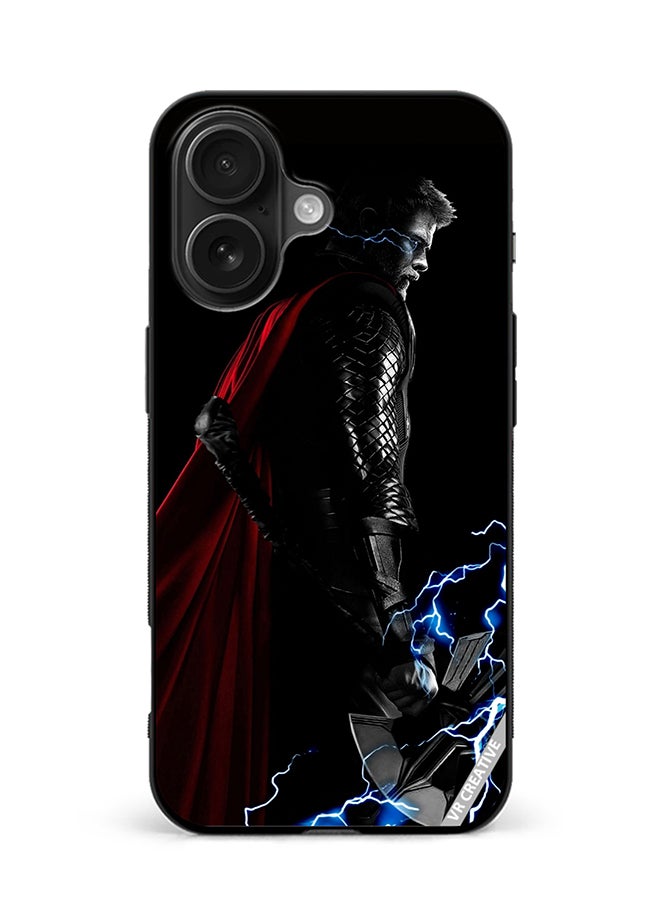 VR CREATIVE Protective Case Cover For Apple iPhone 16 Thor Design Multicolour