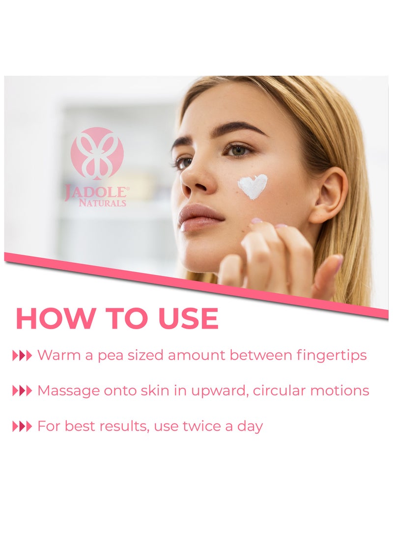 Jadole Naturals Vitamin C Face & Body Lotion 237ml, Intense Hydration, Enhances Skin Tone & Texture - Image 3