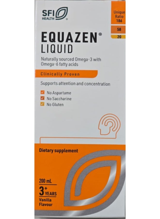 Equazen Liquid 200 ml 3+ Years - Image 1