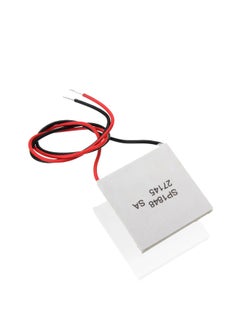 SP1848-27145 TEG Peltier Module Thermoelectric Power Generator High Temperature Generation Element Thermoelectric Cooler Cooling Power Plate Module TEG 40x40mm 120℃ with Silicone heat sink