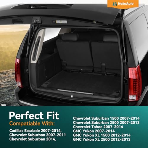 HelloAuto Rear Hatch Lift Supports Compatible with 6157 Cadillac Escalade 2007-2014, Liftgate Tailgate fit for Chevy Tahoe/Suburban, Trunk Struts Shock Spring with Gmc Yukon (Set of 2) - Image 2