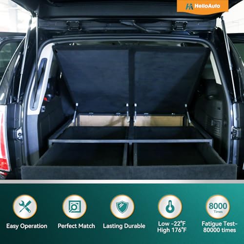 HelloAuto Rear Hatch Lift Supports Compatible with 6157 Cadillac Escalade 2007-2014, Liftgate Tailgate fit for Chevy Tahoe/Suburban, Trunk Struts Shock Spring with Gmc Yukon (Set of 2) - Image 3