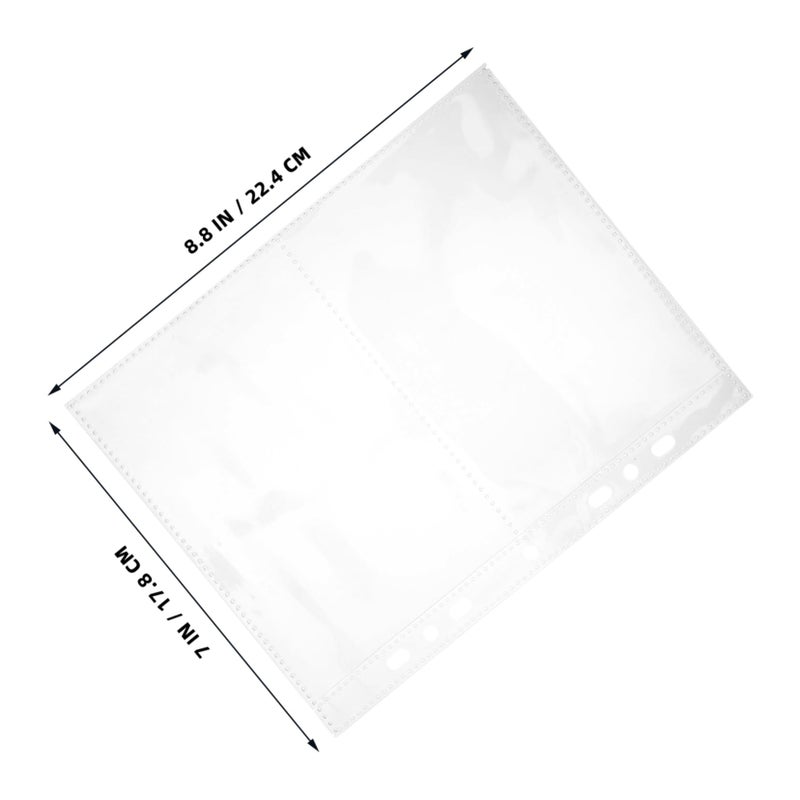 30 Sheets Clear Photo Sleeves Side Loading Archival PP Pages for Albums Binders - Image 3