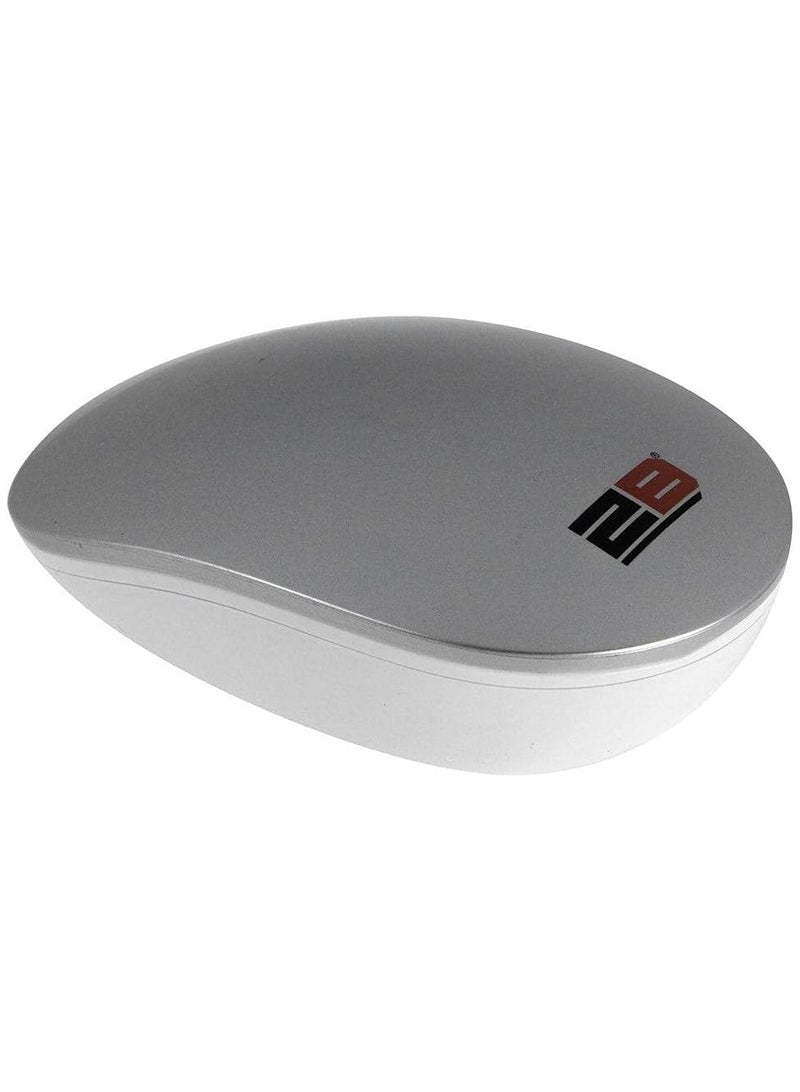 2B 2B (MO307) 2.4G Wireless Mouse With Movable Cover - WhiteSilver  - Image 3