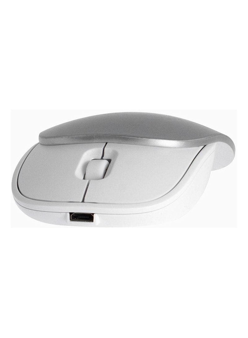 2B 2B (MO307) 2.4G Wireless Mouse With Movable Cover - WhiteSilver  - Image 4