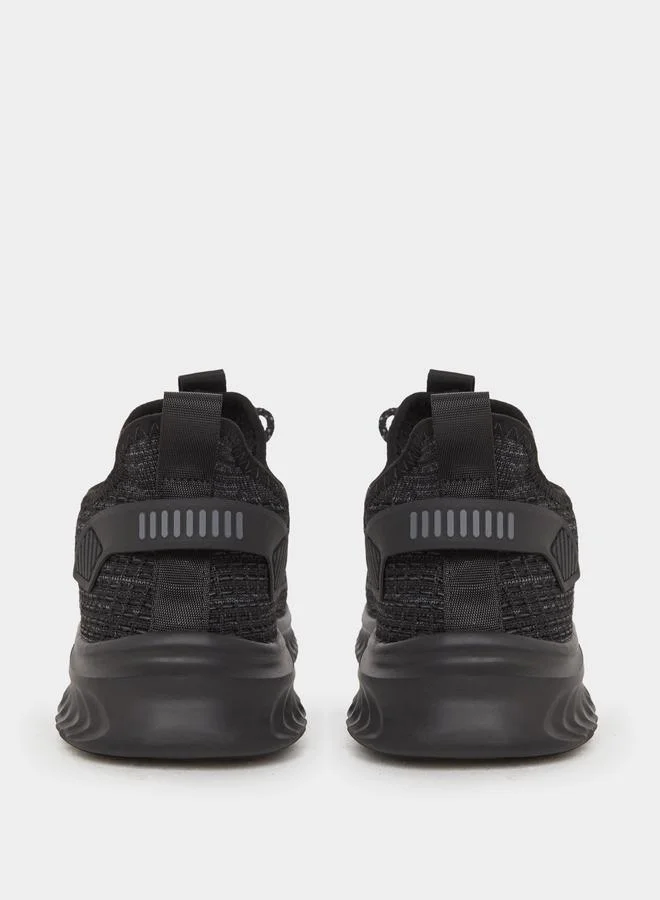 تايك تو Take Two Textured Lace Up Sneakers