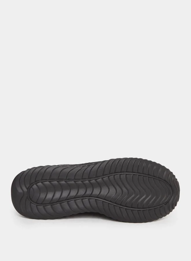 تايك تو Take Two Textured Lace Up Sneakers