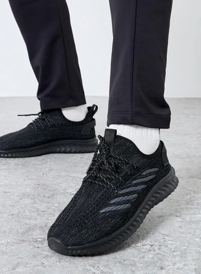 تايك تو Take Two Textured Lace Up Sneakers