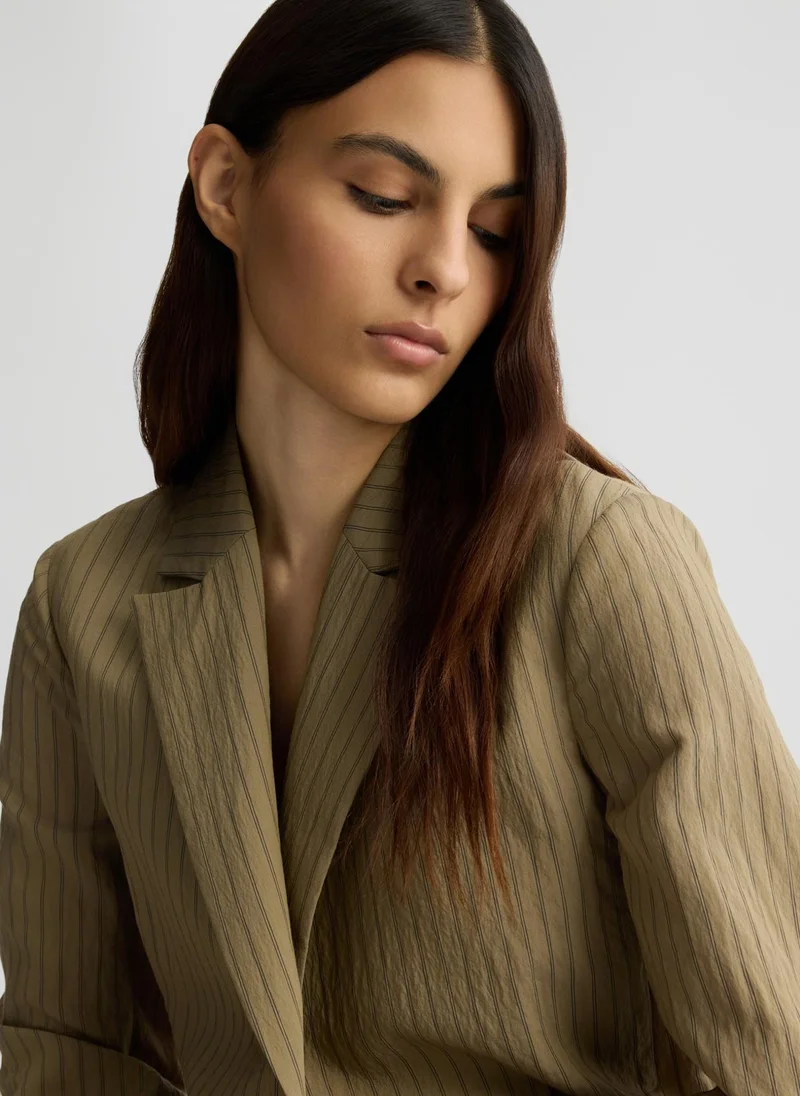 Liu Jo Striped blazer with belt