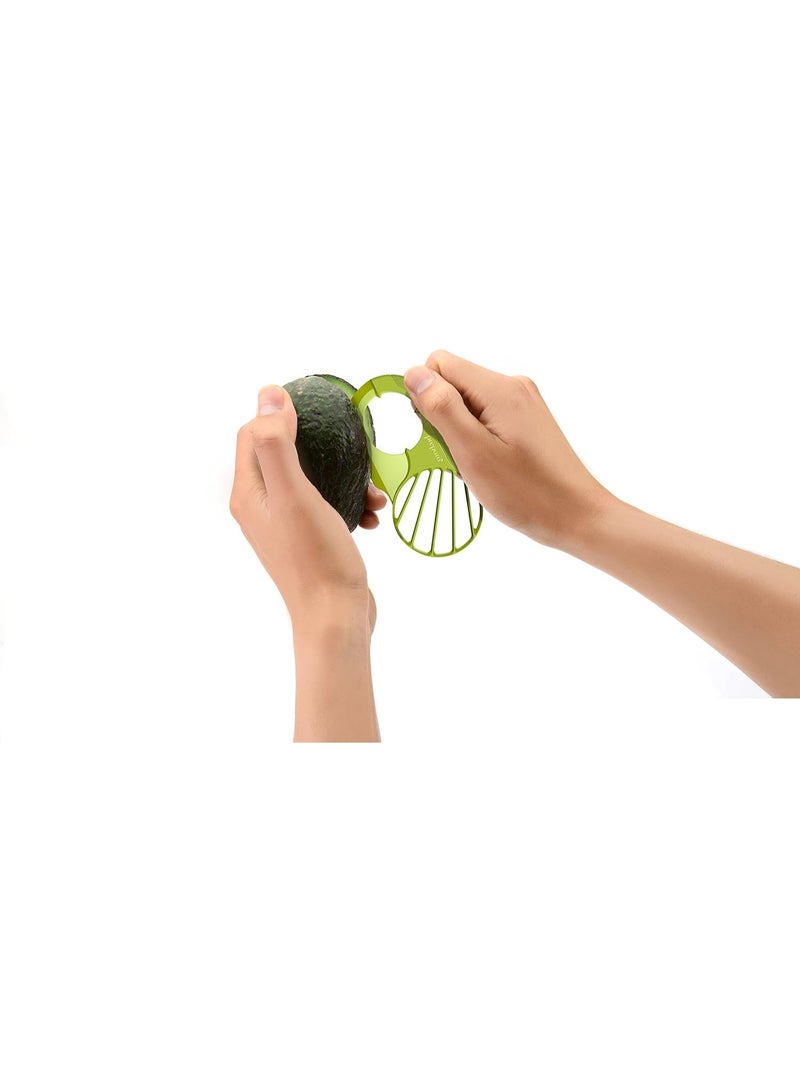 Prepara Avocado Slicer & Pitter Tool, 3-in-1 Avocado Cutter, Slicer & Seed Remover, Safe Easy Kitchen Tool for Avocado Prep, BPA Free Food Prep Gadget - Image 2