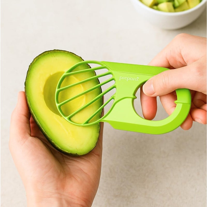 Prepara Avocado Slicer & Pitter Tool, 3-in-1 Avocado Cutter, Slicer & Seed Remover, Safe Easy Kitchen Tool for Avocado Prep, BPA Free Food Prep Gadget - Image 5
