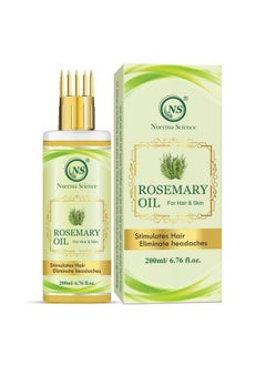 Nuerma Science Rosemary Oil With Comb Applicator For Healthy Strong More Deep Root Nourishment Hair Oil200Ml  - Image 1