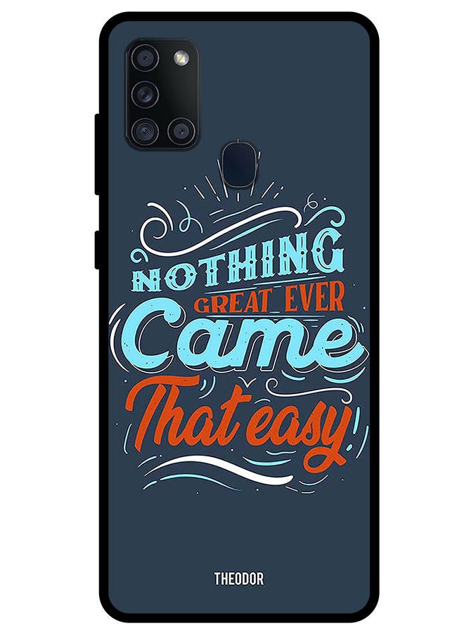 Theodor Protective Case Cover For Samsung Galaxy A21s Nothing Great - Image 1