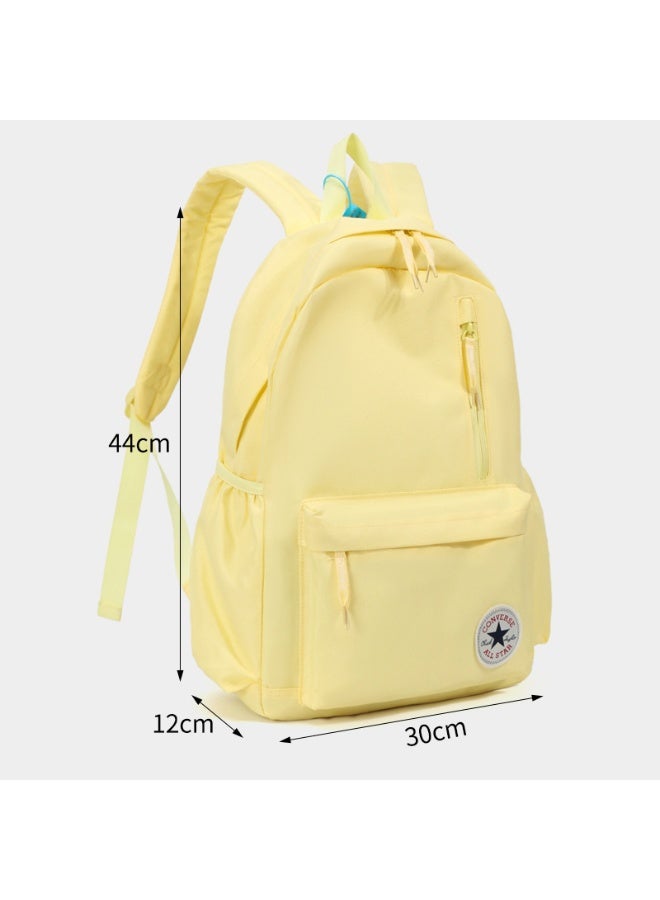 CONVERSE Fashion Unisex Large Capacity Nylon Backpacks Arcuate Shoulder Strap Polyester Lined for Student Storage - Image 3