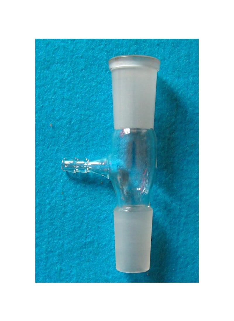 24/40,Gas Inlet Adapter with Hose Connection,Ground Joint,Lab Glassware