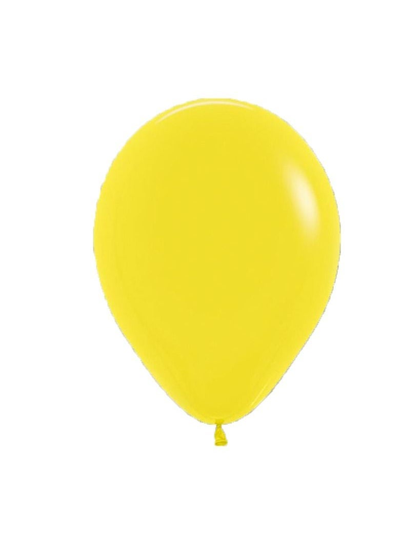 Sempertex 50 pcs,12" Round Balloons, Fashion Yellow - Image 1