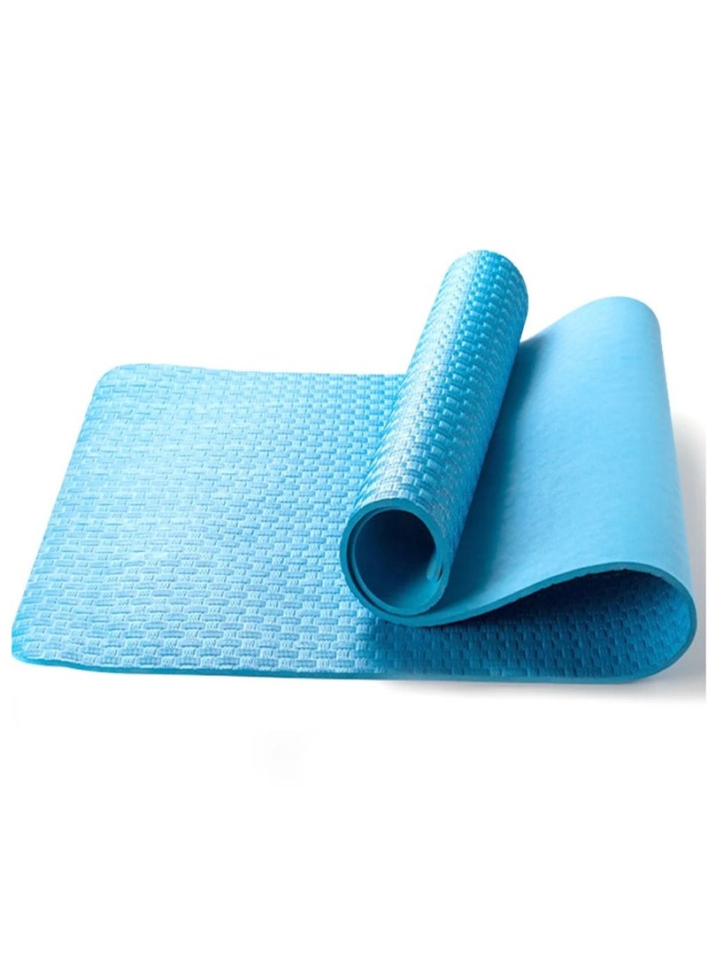 VIO Yoga Mat Portable Lightweight Anti Slip Foldable Non Slip Soft Exercise Mat for Pilates Cross Fit Training Dumbbells Gym Workout for Men Women Beginners for Indoor Outdoor Park Balcony Garden  - Image 1