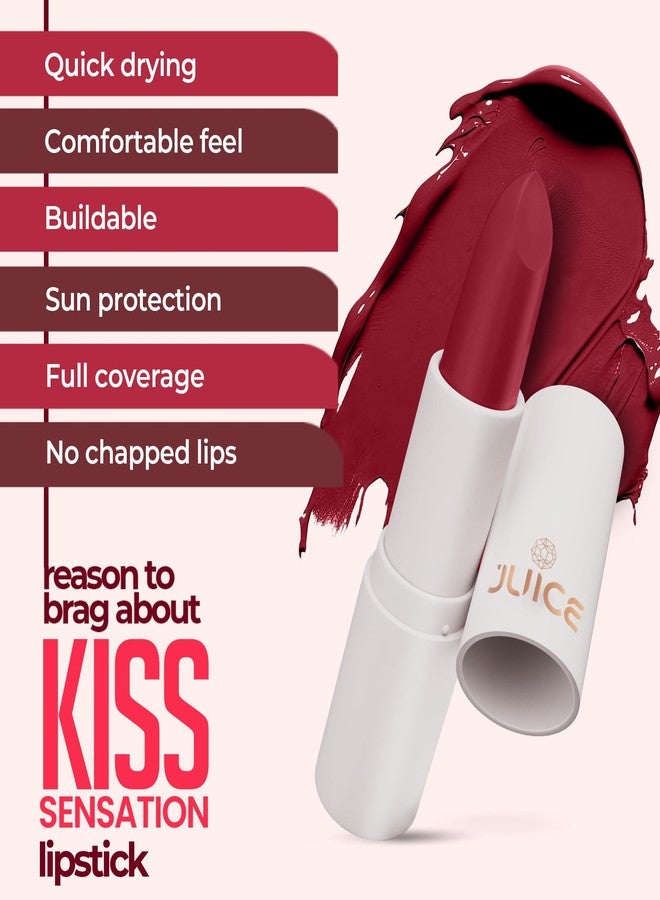 Juice Kiss Sensation Lipstick with Goodness of Bio Retinol, & SPF 15 UV Protection - Image 3