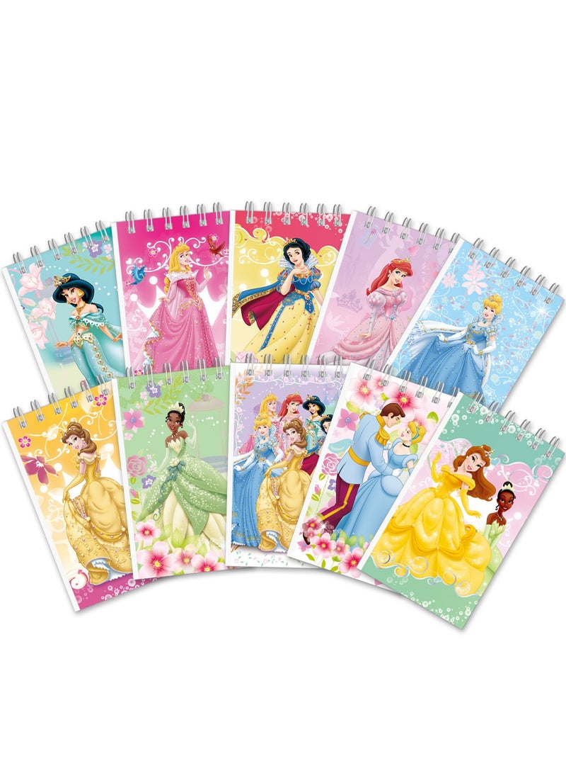 مانجيشان مجموعة دفاتر صغيرة بطابع سنو وايت 10 قطع بحجم 10x6 سم 24 صفحة - Image 4