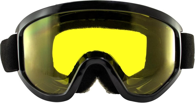 Birdz Vulture OTG Fit-Over Motorcycle Goggles Kit with Black Frame and Interchangeable Lenses - Image 4