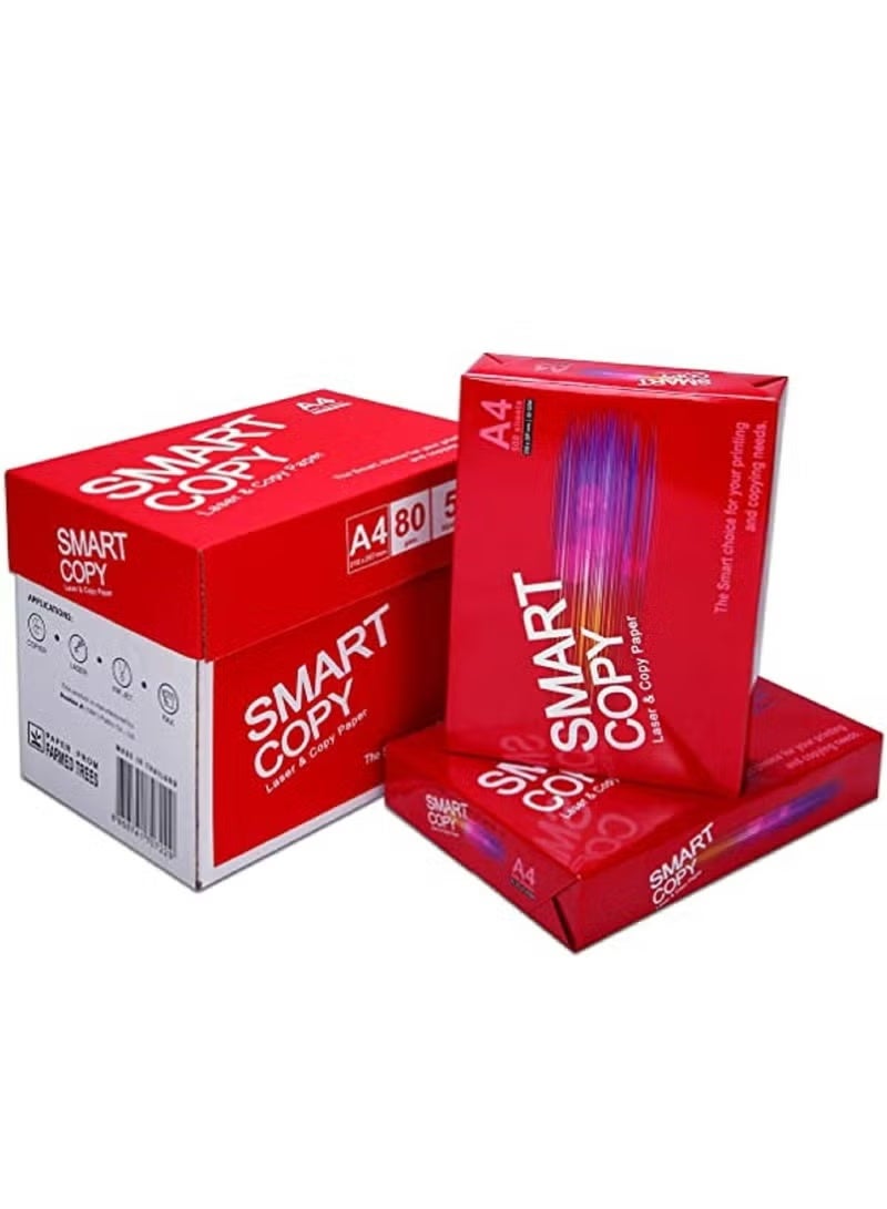 Smart Copy A4 Paper 5x500 Sheets 80 gsm - Image 1