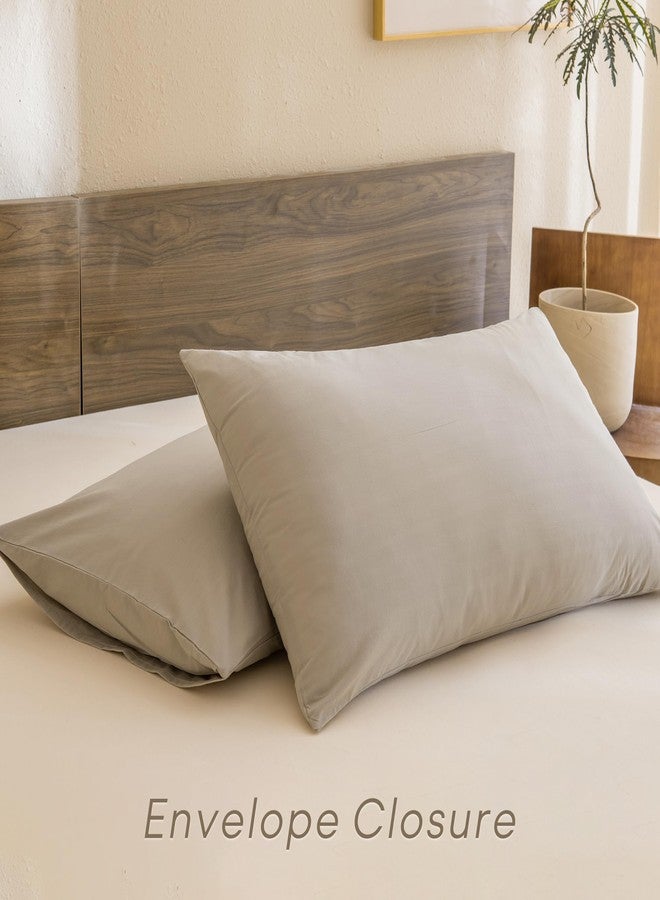 CozyTide Cotton Twin Comforter,Soft Solid Linen Feel Textured Bedding Comforters & Sets,3 Pieces Lightweight Fluffy Kids Twin Bedding Set for All Season - Image 5