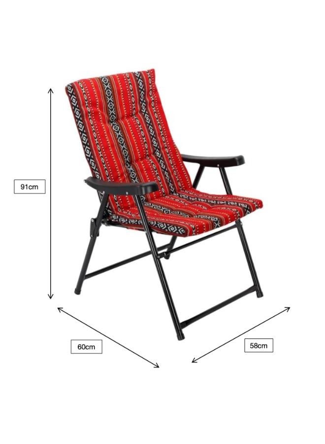 Generic Portable Folding Leisure Camping Chair Picnic Terrace for Outdoor Indoor Activities - Image 2