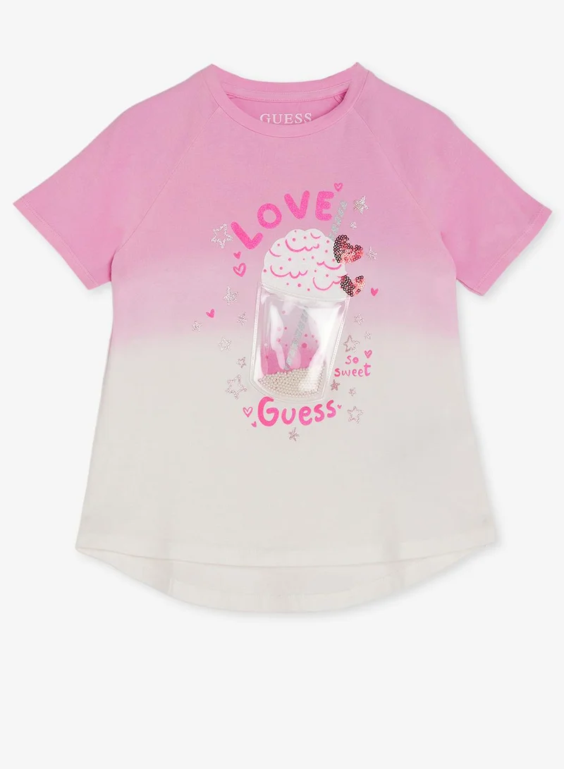 GUESS Infant Graphic Crew Neck T-Shirt