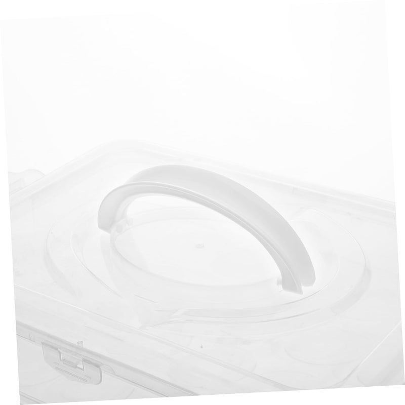 Stackable Egg Storage Box With Lid And Handle For Refrigerator Kitchen Organizer - Image 4